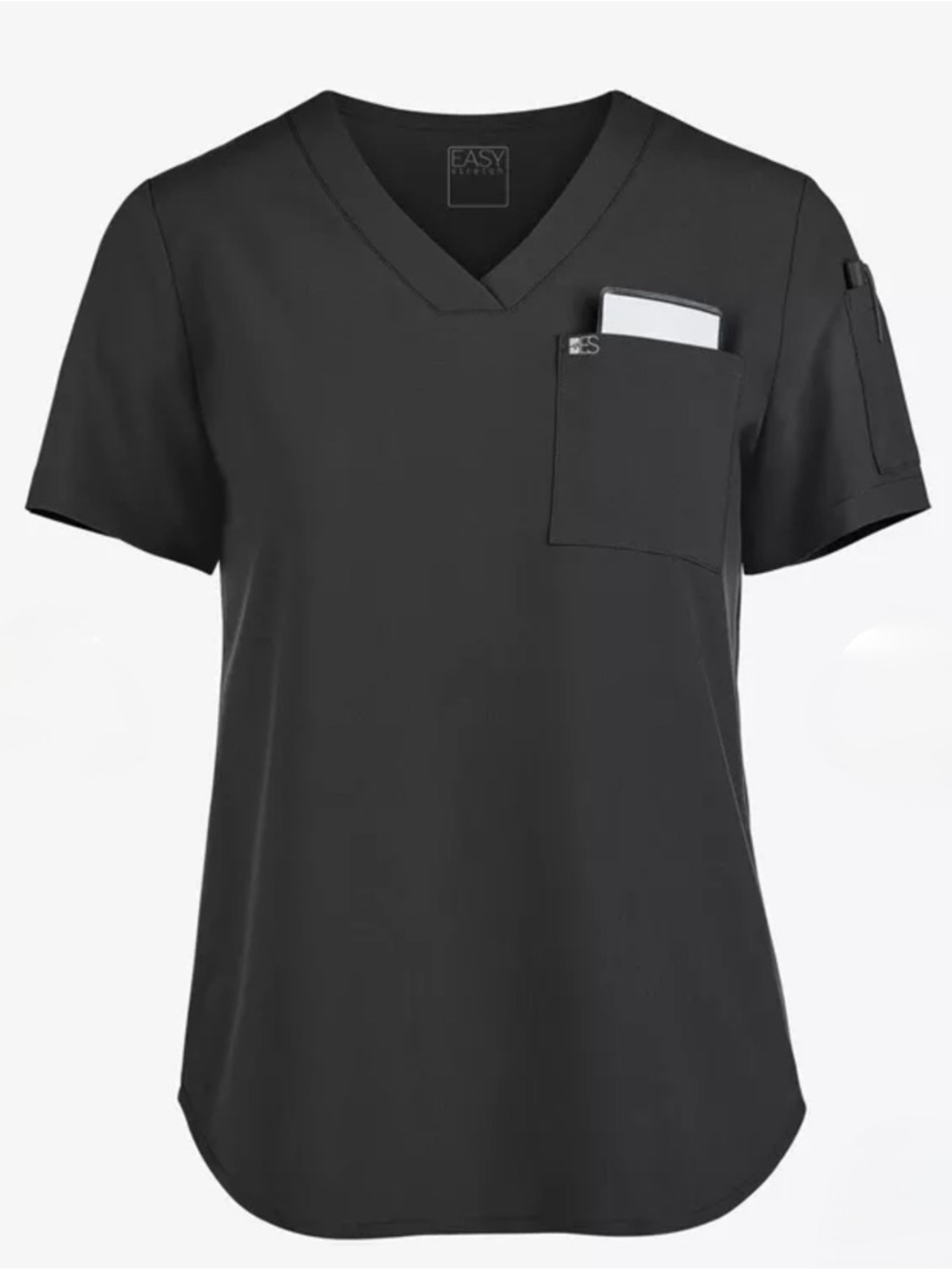 Easy STRETCH Chloe Women's 3-Pocket V-Neck Tuck-In Scrub Top Extra Large